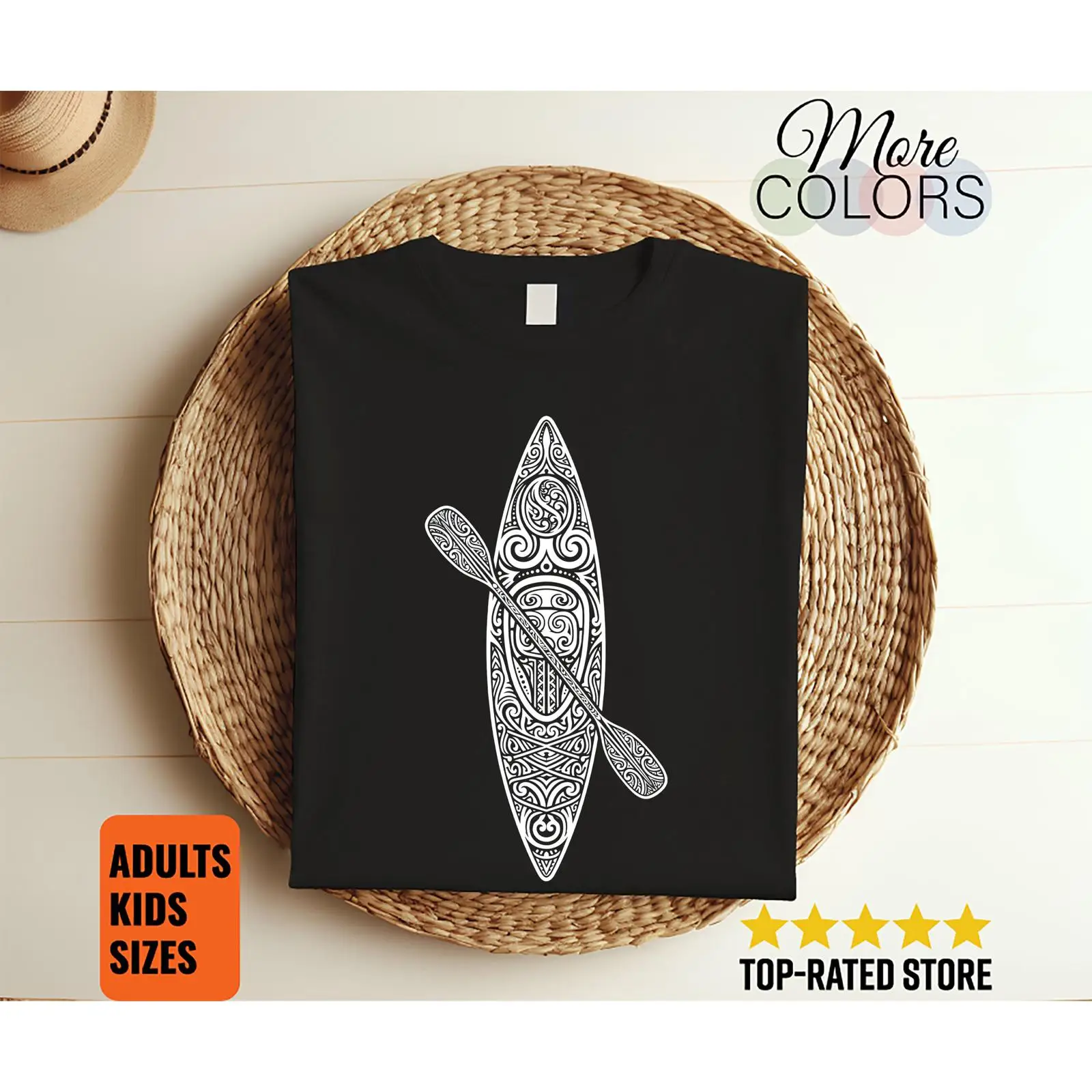Outdoor Adventure Ideas - Kaos Kano Kayak Tribal, Petualangan Mendayung