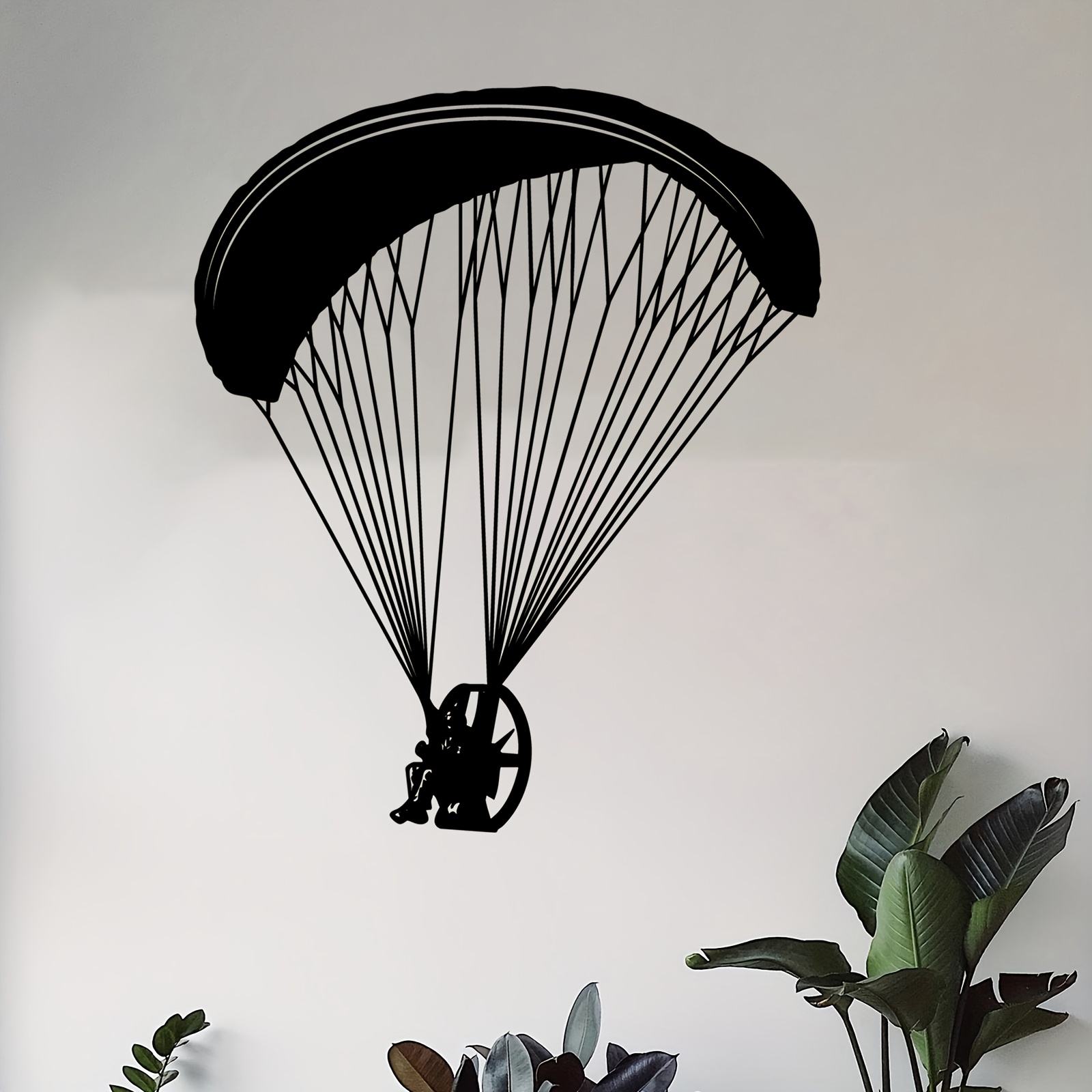 Outdoor Adventure Brands - Seni Dinding Logam Bermerek, Mural Parasut