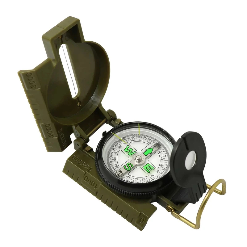 Outdoor Adventure Guide - Kompas Lensatik Multifungsi Portabel dengan Fosfor,