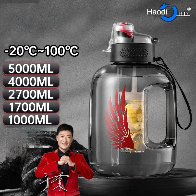 Water Filter Straw - Botol plastik olahraga, kapasitas lebih besar