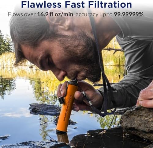 Filter Air Pro 6L Camo Gravity - Water Filter Straw ulasan dan harga