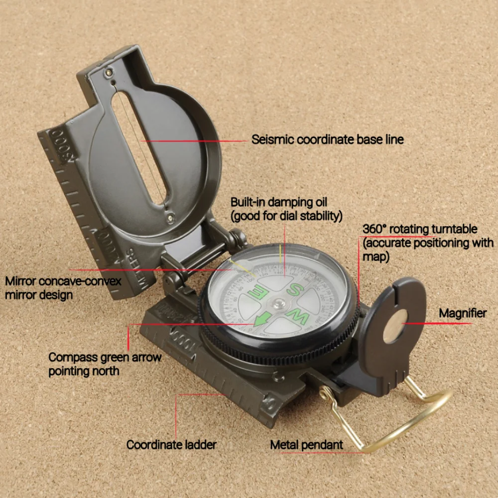 Kompas Lensatik Multifungsi Po - Outdoor Adventure Guide ulasan dan harga