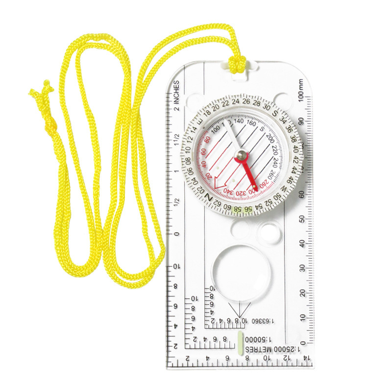 Penggaris Peta Navigasi Kompas - Map Compass Orienteering ulasan dan harga