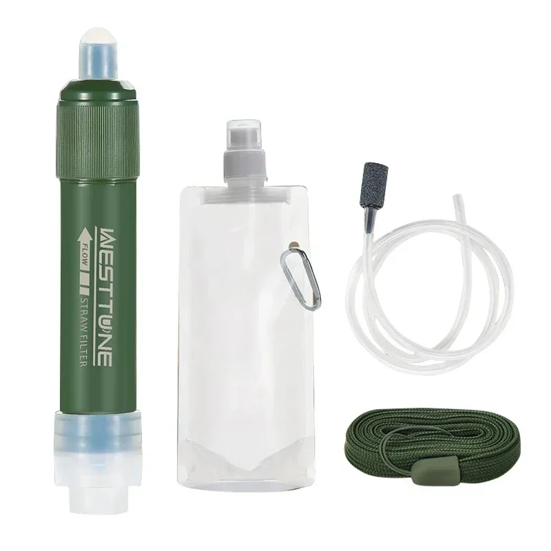 Westtune Kantong Air Serat Kar - Water Filter Straw ulasan dan harga