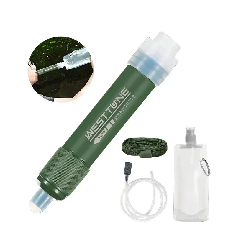 Westtune Kantong Air Serat Kar - Water Filter Straw ulasan dan harga