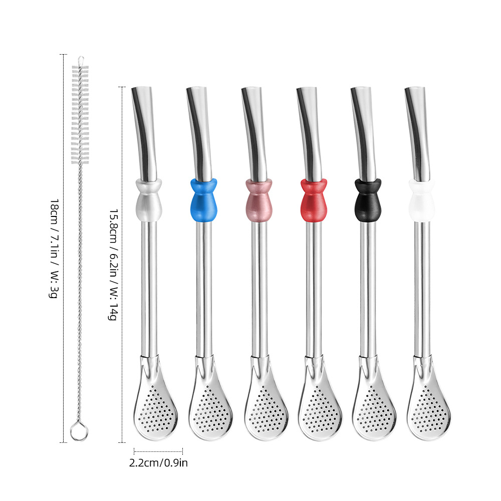 Sedotan Sendok Stainless Steel - Water Filter Straw ulasan dan harga