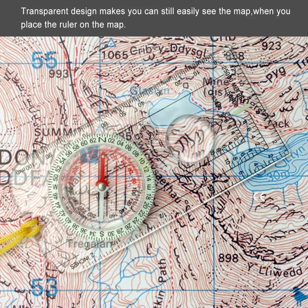 Peta Navigasi Kompas Penggaris - Map Compass Orienteering ulasan dan harga