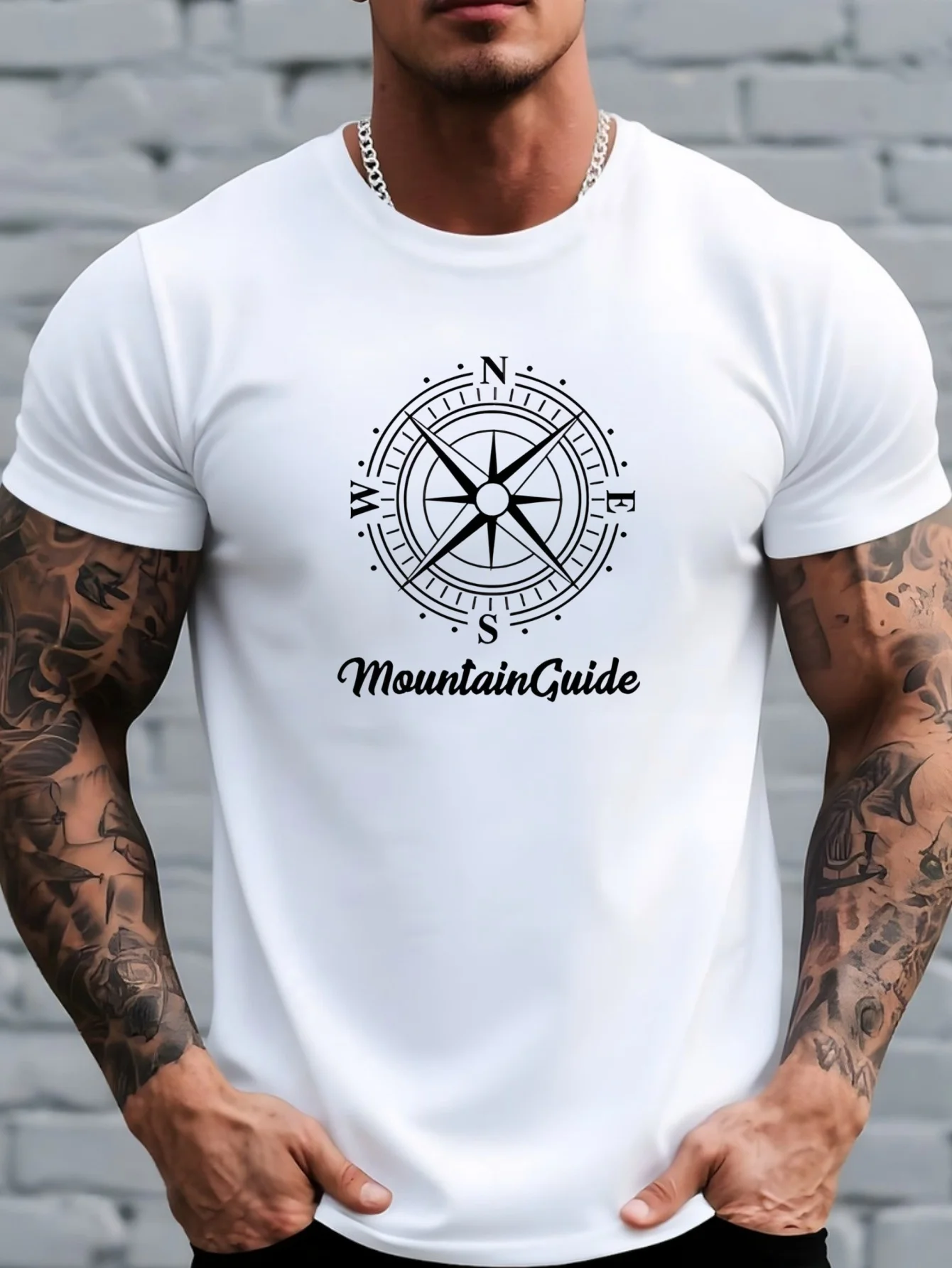 Kaos Pria Terbaru Motif Kompas - Outdoor Adventure Guide ulasan dan harga