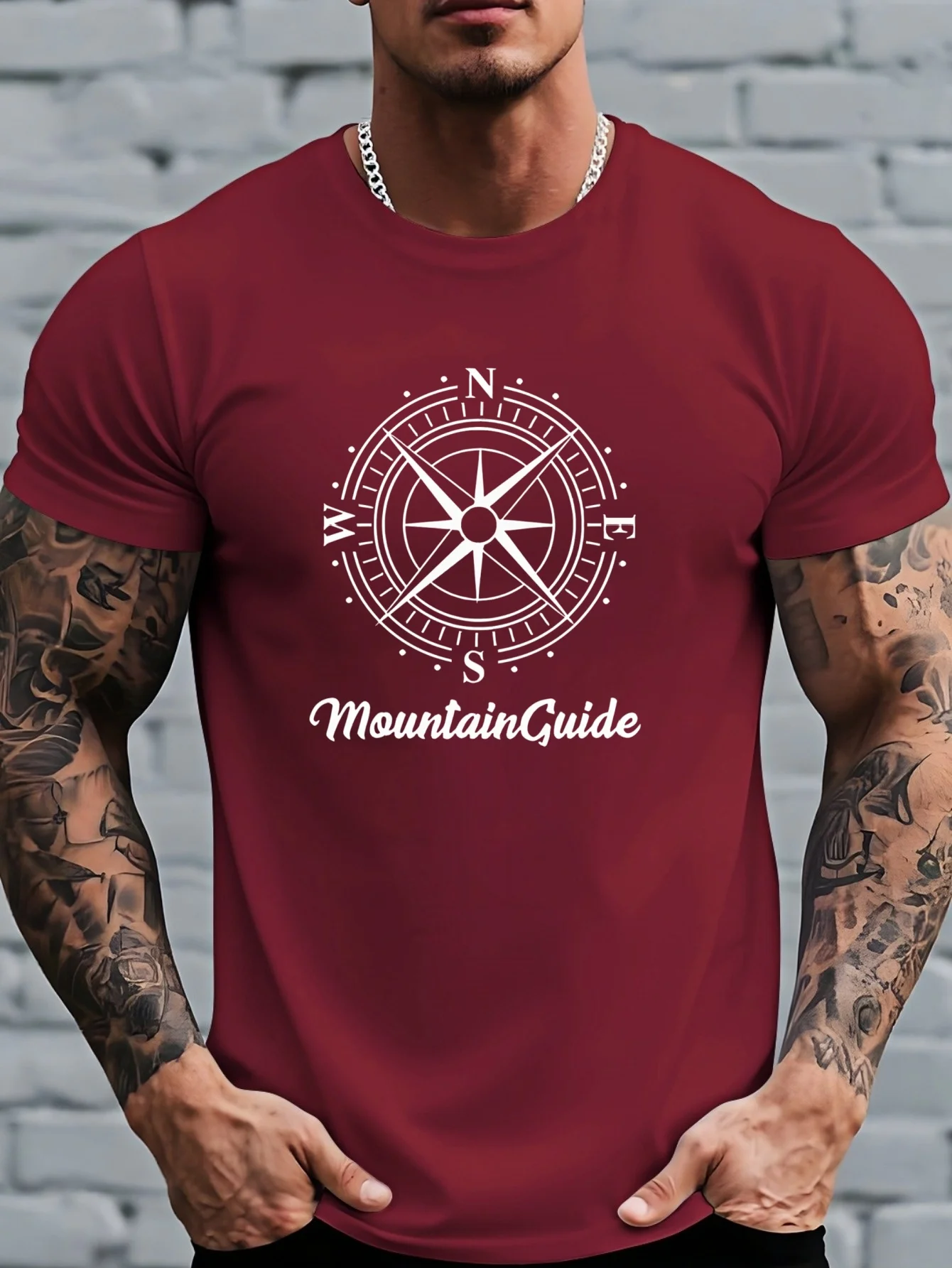 Kaos Pria Terbaru Motif Kompas - Outdoor Adventure Guide ulasan dan harga