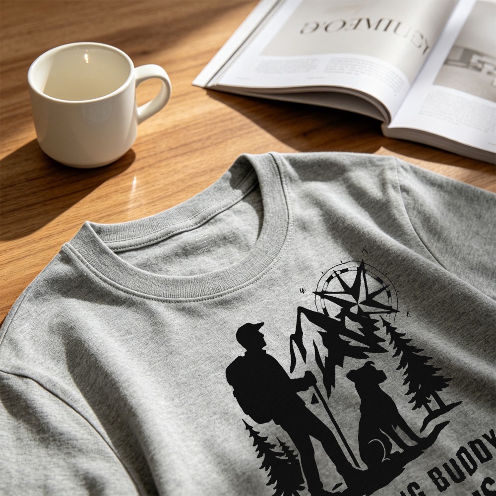 Kaos Hiking Pria Pecinta Anjin - Outdoor Adventure Ideas ulasan dan harga