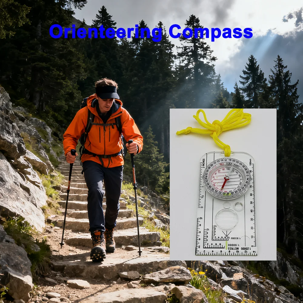 Kompas Orienteering Akrilik Po - Map Compass Orienteering ulasan dan harga